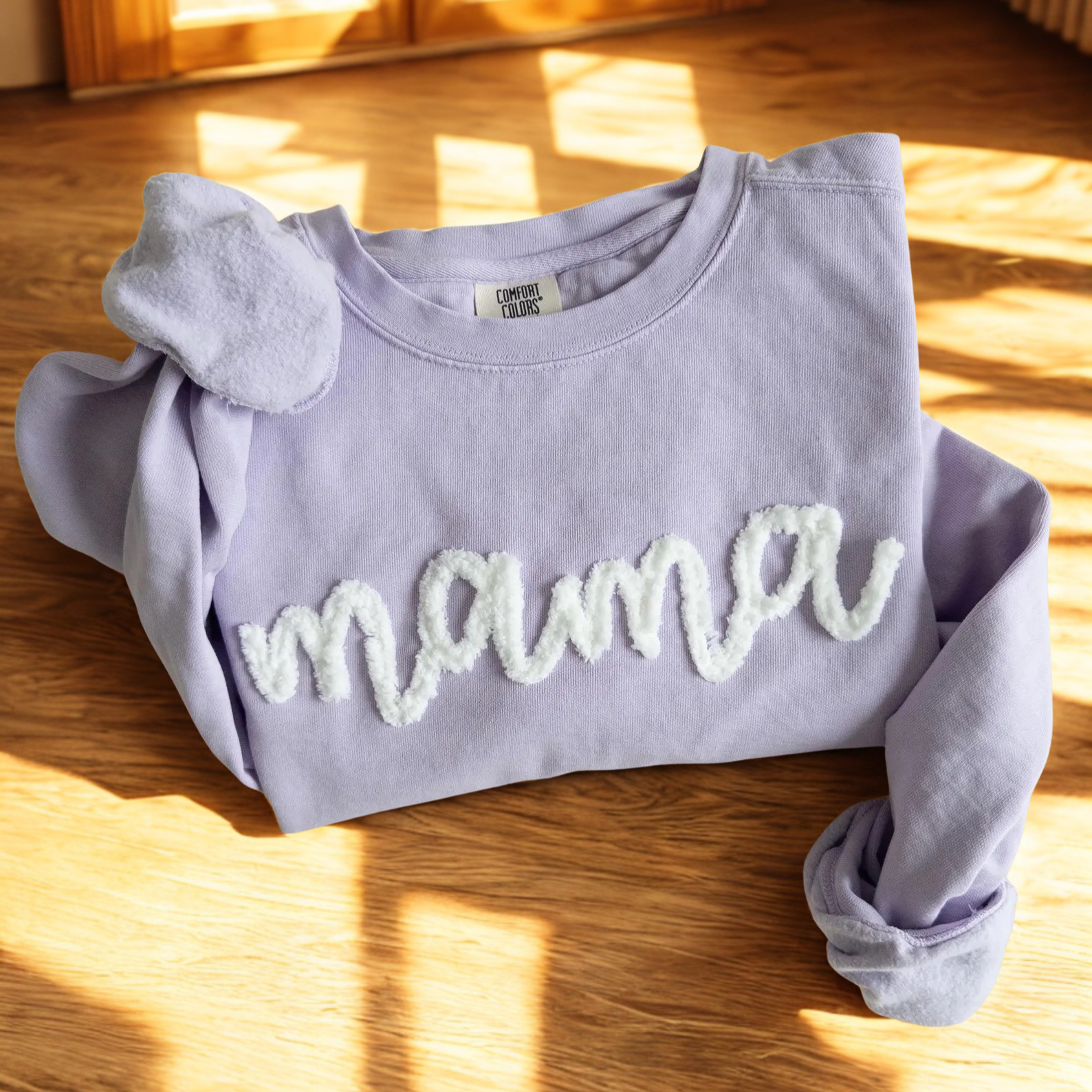 Personalized Chenille Yarn Embroidered Sweatshirts