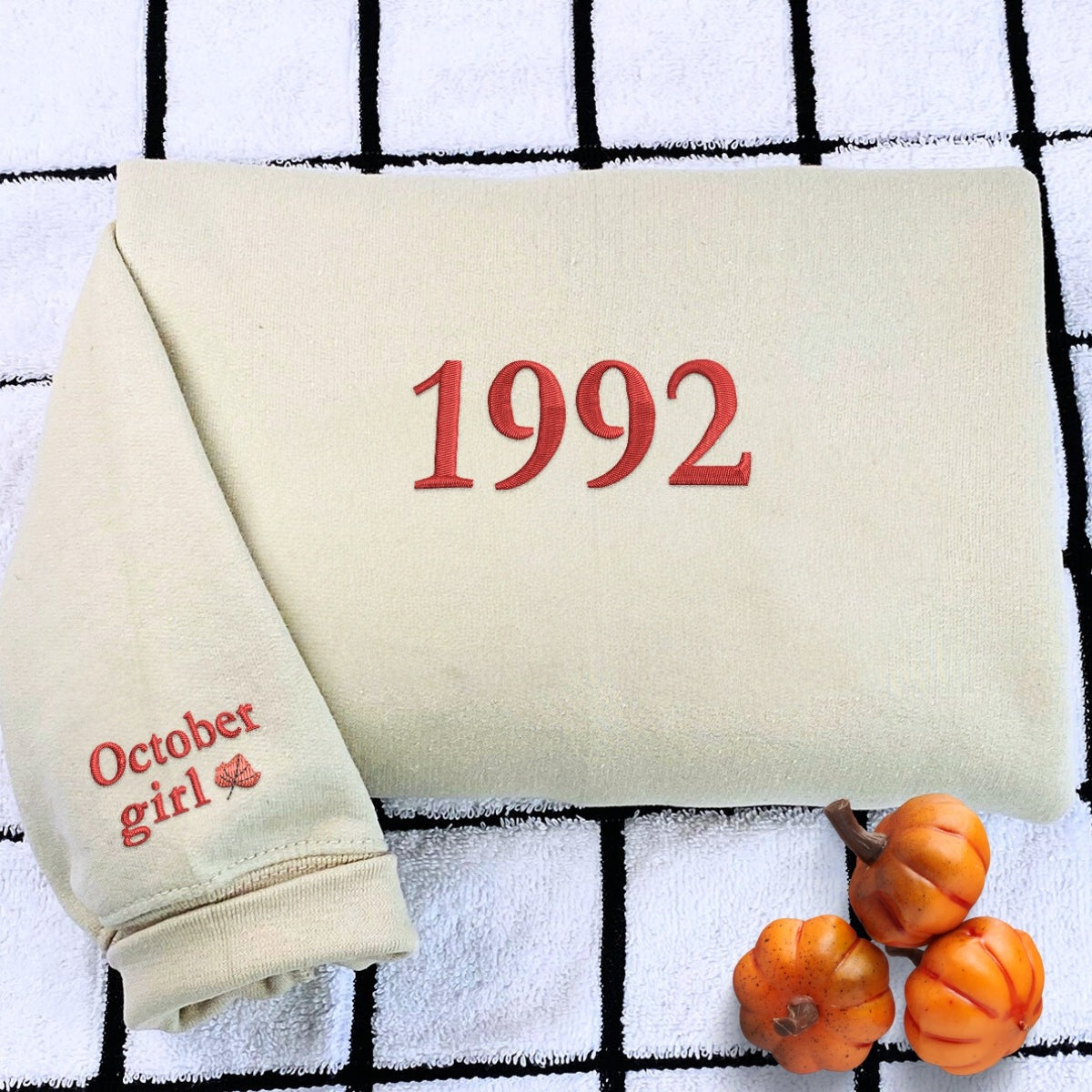 Custom Embroidered Year Sweatshirt