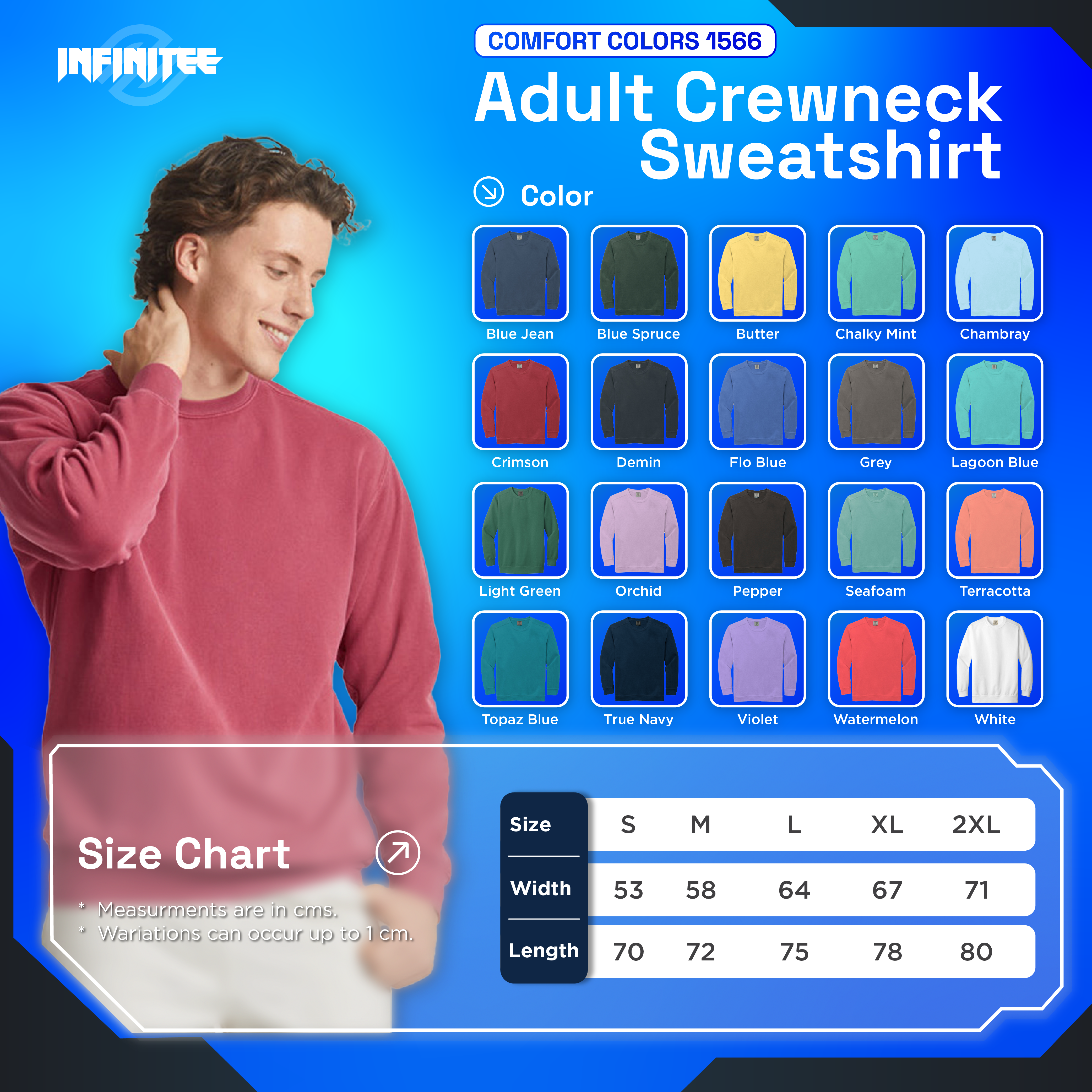 Emb - Sweatshirts Comfort Colors® 1566