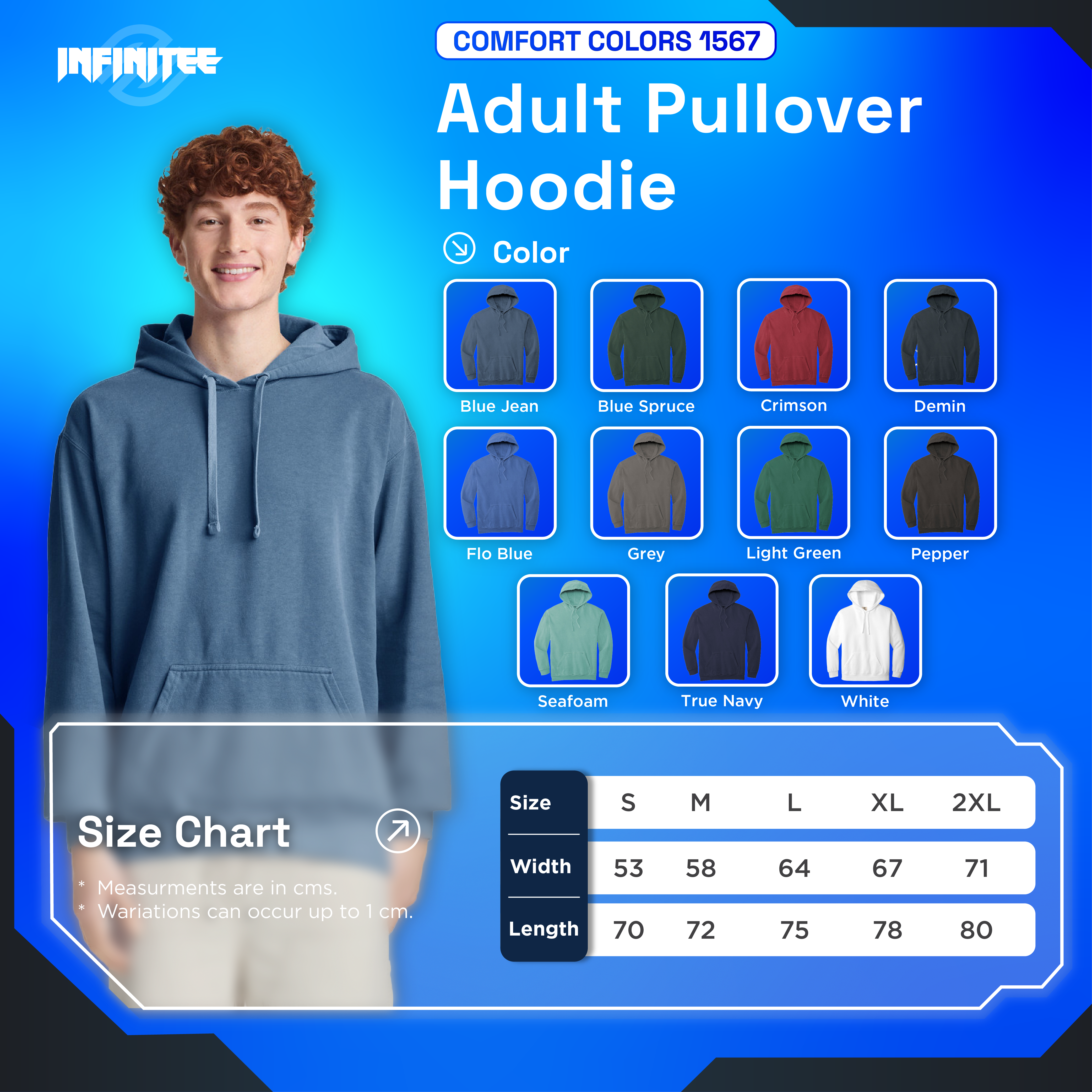 Printing - Hoodie Comfort Colors® 1567