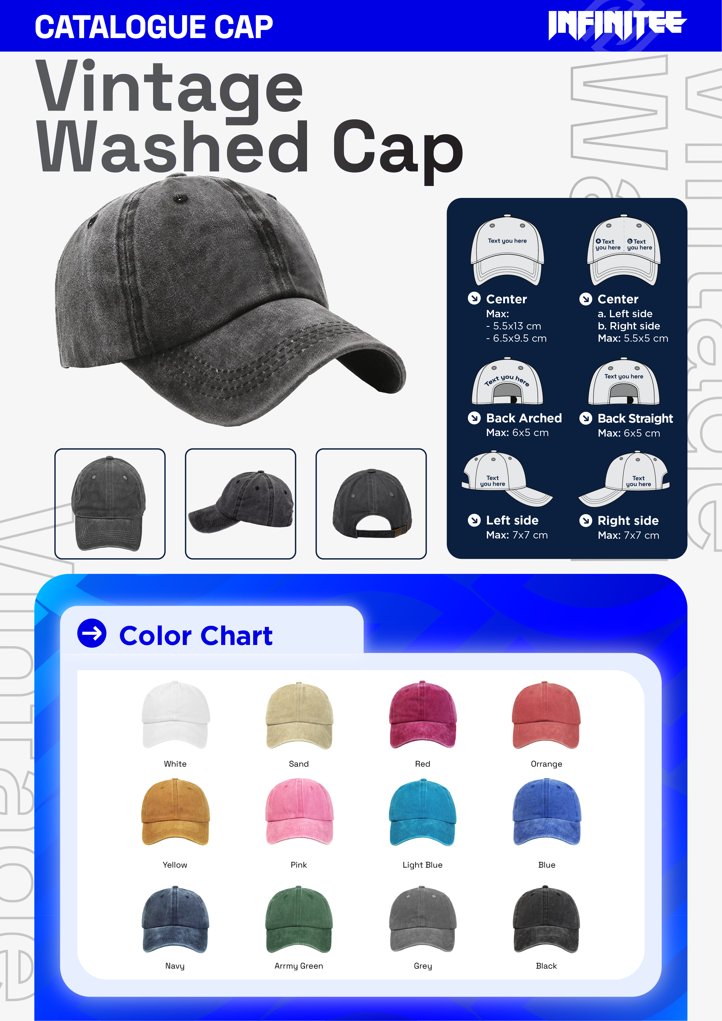 Embroidery Cap - Wash