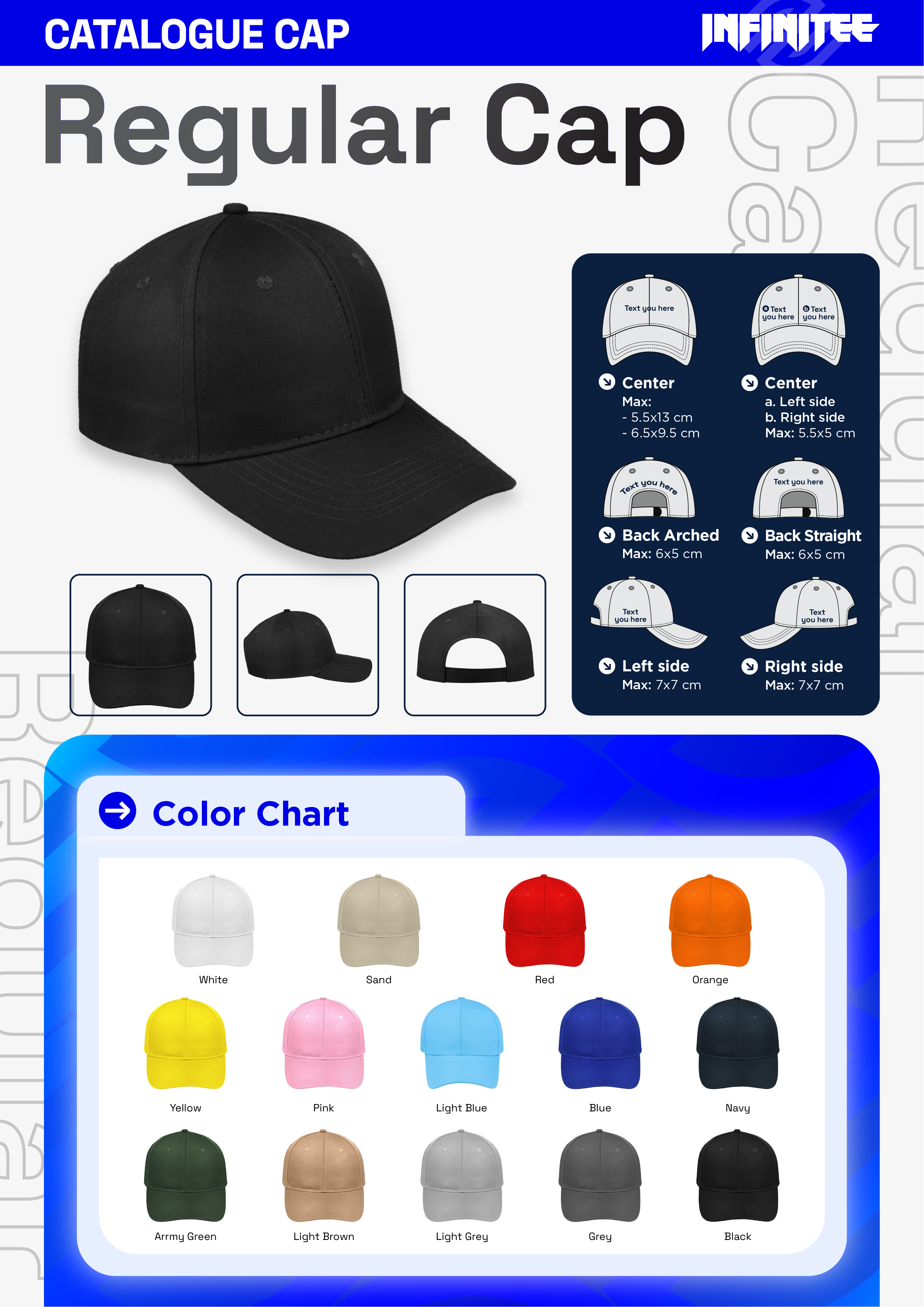 Embroidery Cap - Regular
