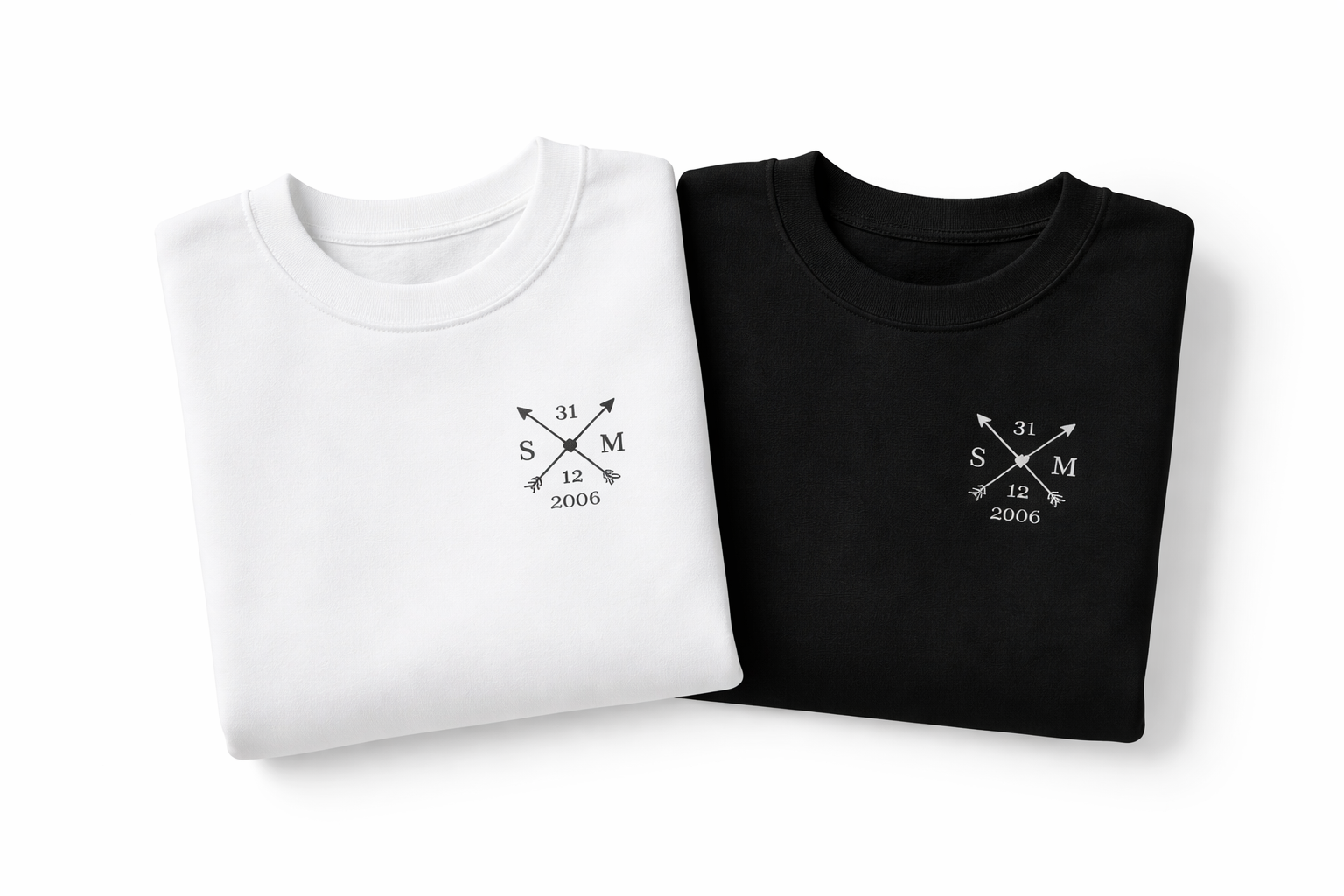 Relationship Date Sweatshirts for Couples Unique Gift Idea.Gift for her for Valentine's Day.Valentine's Day Gift for Couples.