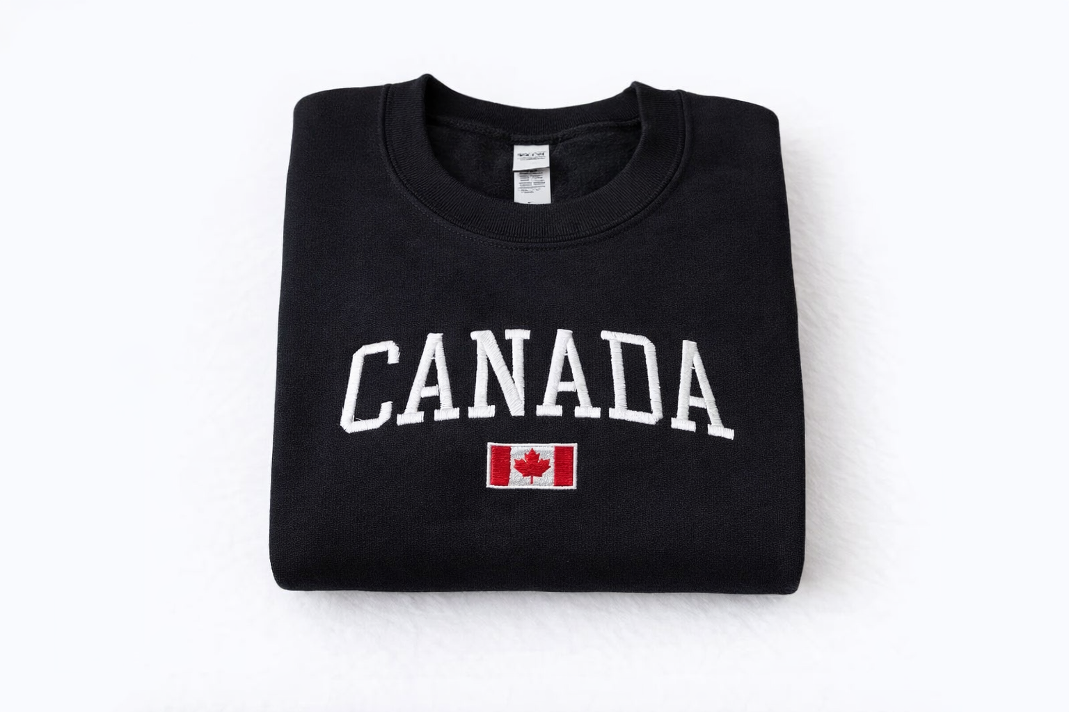 CANADA EMBROIDERED SWEATSHIRT Canada flag sweatshirt Canadian Gifts Canada Flag Crewneck Embroidered Canada Gift Gift for Friend Canada Gift