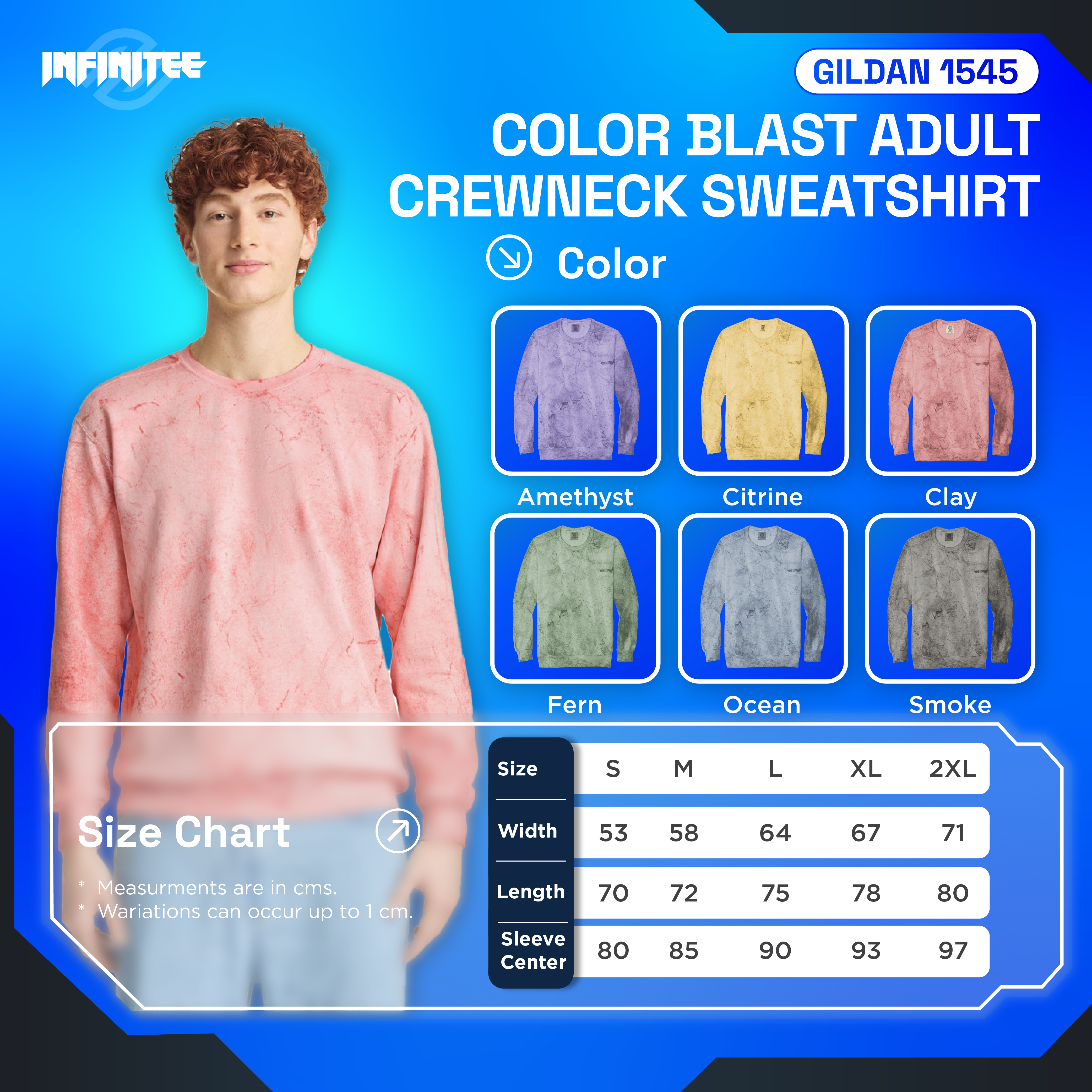 Emb - Sweatshirt Comfort Colors® 1545