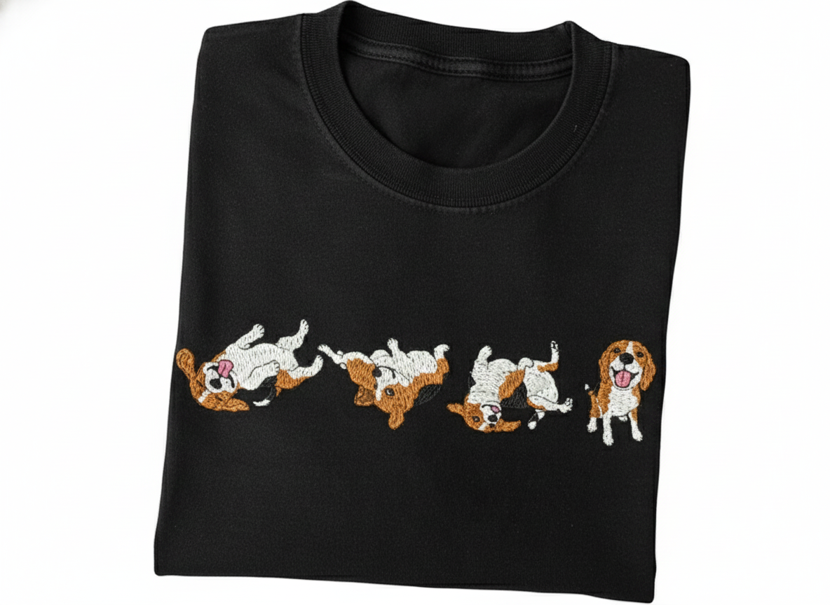 Dog Mom Dad Gift Funny Happy Smiling Puppy Tee Cute Pet Lover Present Fathers Day Mothers Day Beagle gift