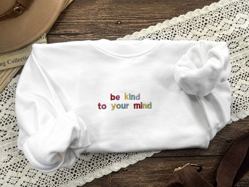 Custom embroidered sweatshirt.Personalized embroidered sweatshirt.Trendy sweatshirt.Crewneck sweatshirt.Gifts for friends.Gift for her