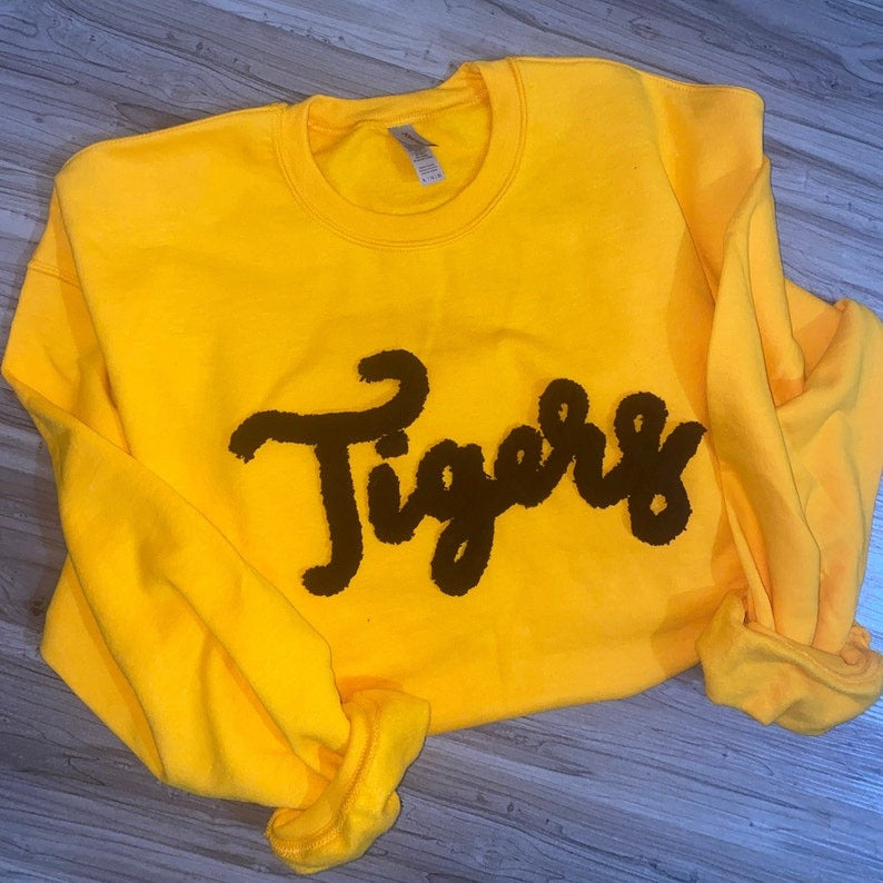 Tigers Sweatshirt: Embroidered Chenille Pullover