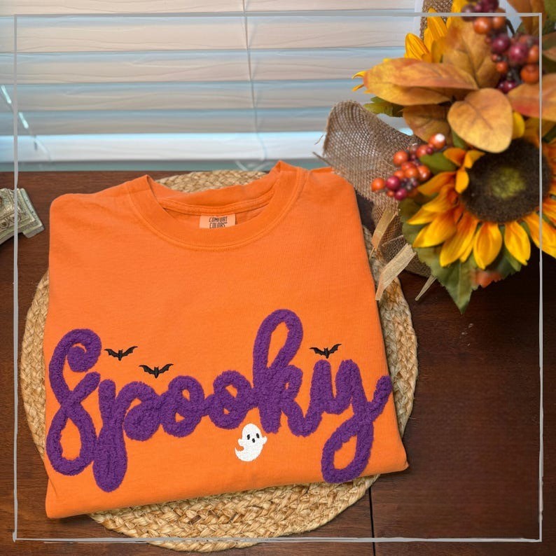 Chenille Yarn Embroidered Sweatshirt, Fuzzy Letter Game Day Crewneck, Team Spirit Shirt, Custom Sports Sweatshirt, Football Mom Gift