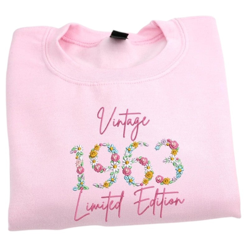 Custom Floral Teacher Sweatshirt - Personalized Embroidered Teacher Crewneck With Name - Proud Teacher - Teacher Appreciation, Sister Gift (Copy)