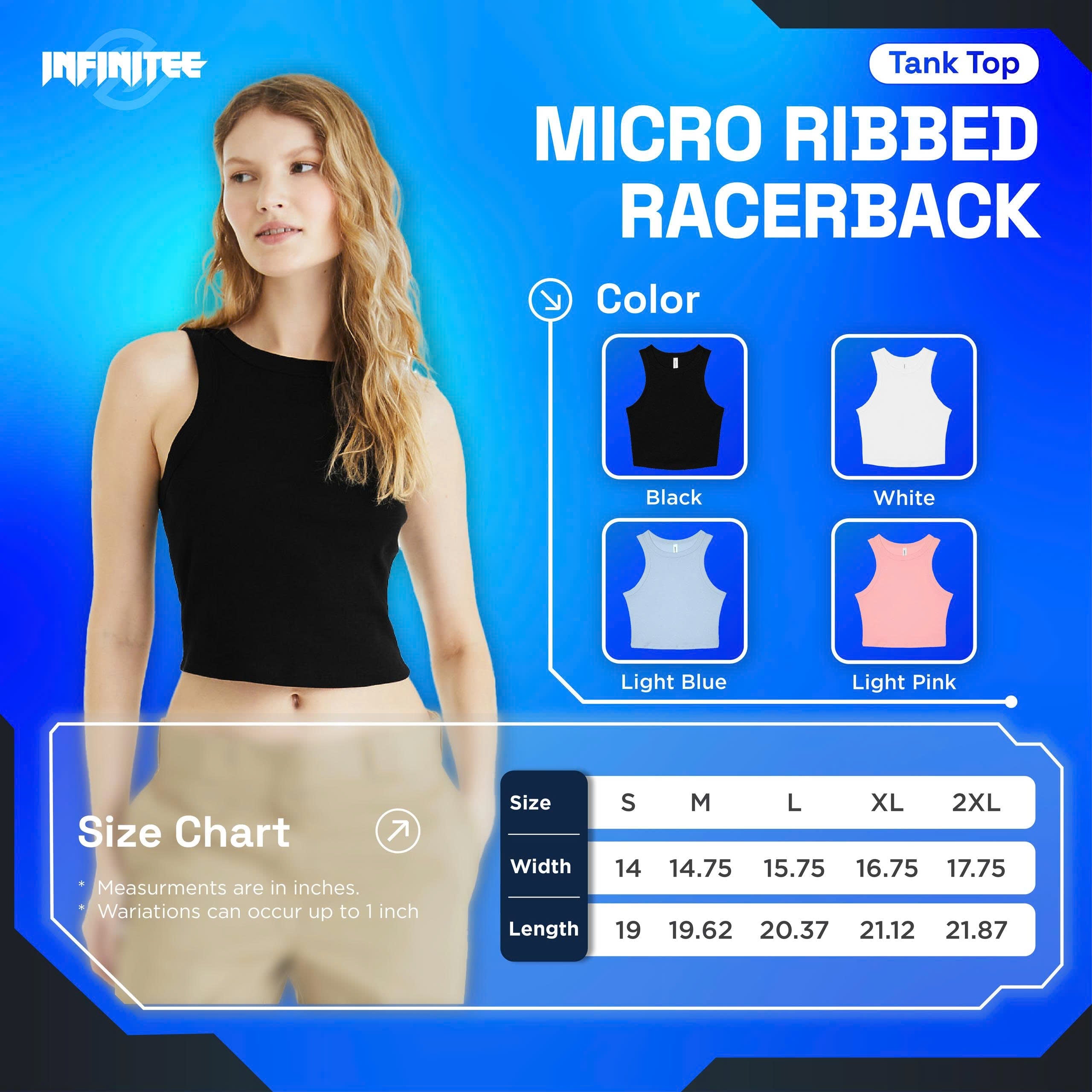 Emb - Tank Top Micro Ribbed Racerback