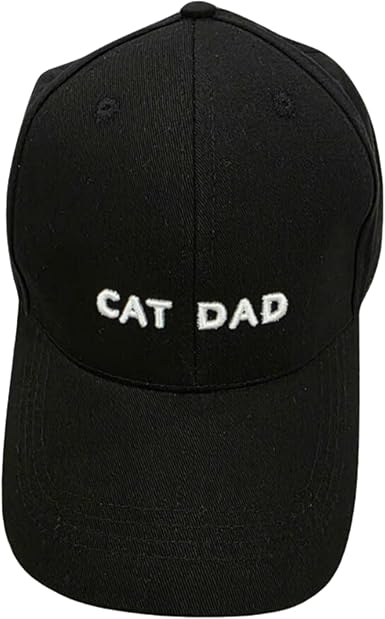 CAT DAD Hat -Embroidered Baseball Cap, Multiple Designs