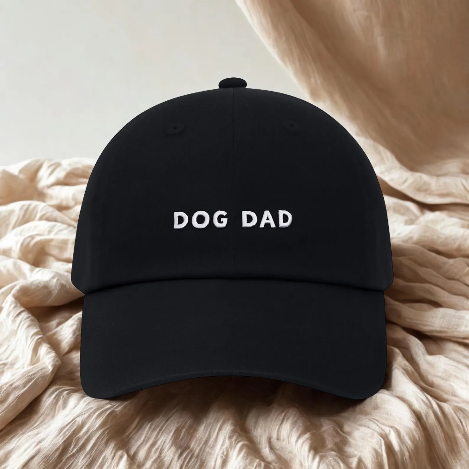 DOG DAD Hat – 3D Puff Embroidered Baseball Cap – Gift for Dog Lovers & Pet Dads